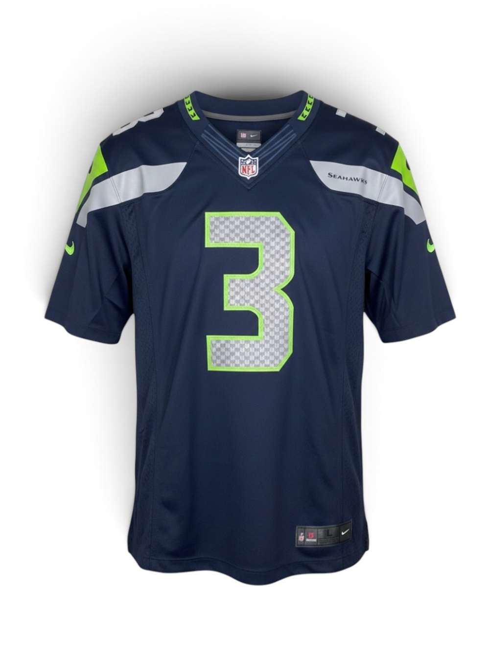 Nike Seattle Seahawks Russell Wilson #3 Navy Performance Jersey